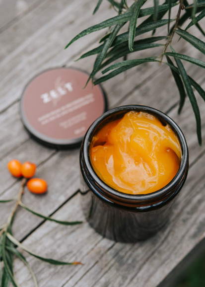 Aloe Vera gel with sea buckthorn