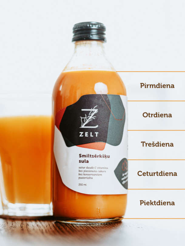 ZELT Premium sea buckthorn juice 250ml / subscription