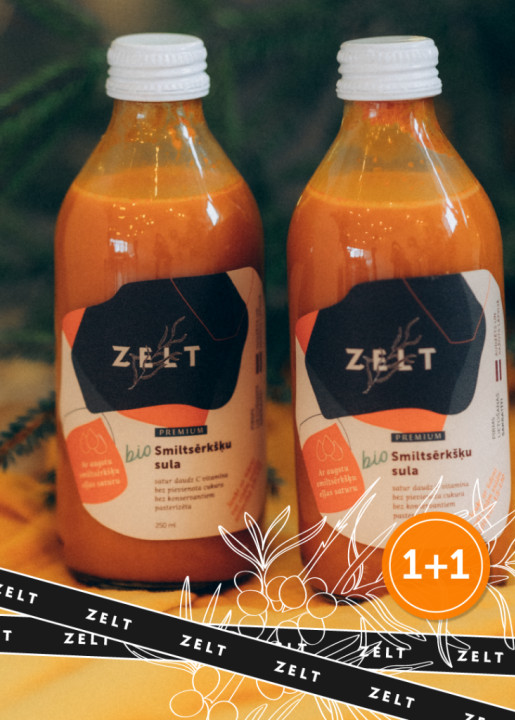 1+1 ZELT Premium sea buckthorn juice 250 ml