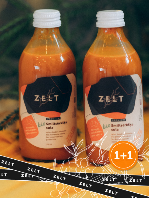 1+1 ZELT Premium sea buckthorn juice 250 ml