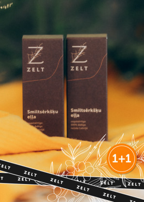 1+1 ZELT Premium smiltsērkšķu eļļa 15 ml